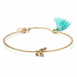Lonna & Lilly Elephant Bangle Bracelet - Blue