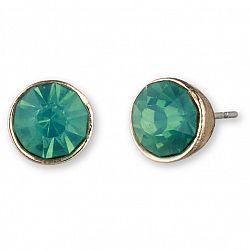 Lonna & Lilly Pendant Button Stud Earrings - Green/Grass