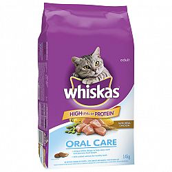 Whiskas Oral Care Dry Cat Food - Chicken - 1.4kg