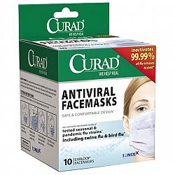 Curad Anti Viral Face Masks - 10's