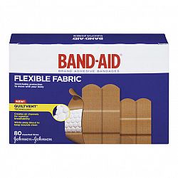 Band-Aid Flexible Fabric Bandages - Assorted Sizes - 80's
