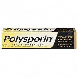 Polysporin Complete Antibiotic Ointment Heal Fast Formula - 15g