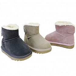 Outbaks Suede Sherpa Booties - Girls - Assorted