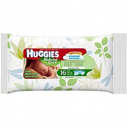 Huggies Natural Care Baby Wipes - Fragrance Free - 16's