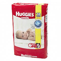 Huggies Snug & Dry Disposable Diaper - Size 1 - 44's