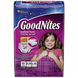 GoodNites Underwear for Girls - Large/Extra Large - 20's