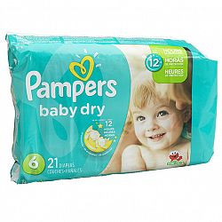 Pampers Baby Dry Diapers - Size 6 - 21's