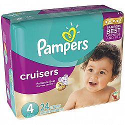 Pampers Cruisers Diapers - Size 4 - 24's