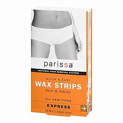 Parissa Wax Strips - Face & Bikini - 16's