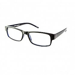 Foster Grant Sloan Reading Glasses with Case - Black/Blue - 2.50
