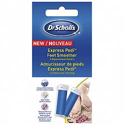 Dr. Scholl's Express Pedi Foot Smoother Replacement Rollers - 2's