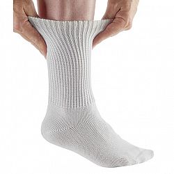 Silvert's Ultra Stretch Comfort Diabetic Sock - White - Regular