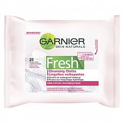 Garnier Skin Naturals Fresh Cleansing Cloth - Normal to Dry Skin - 25's