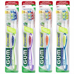 G. U. M Tooth Brush Supreme Max with Cheek and Tongue Cleaner - Soft