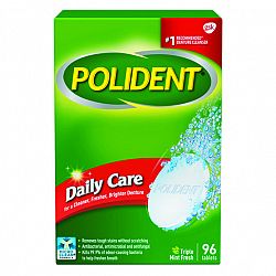 Polident Daily Care Tablets - 96's