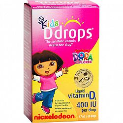 Ddrops Kids Liquid Vitamin D Drops 400IU - 60 Drops