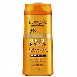 L'Oreal Dermo-Expertise Sublime Bronze Self -Tanning Lotion - Medium - 150ml