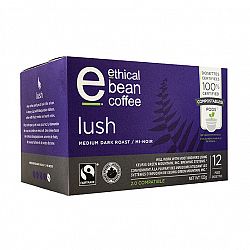 Ethical Bean Coffee - Lush - Medium Dark Roast - 12 Servings