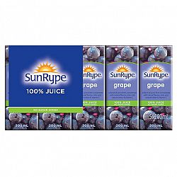 Sun-Rype Juice - Grape - 5 x 200ml