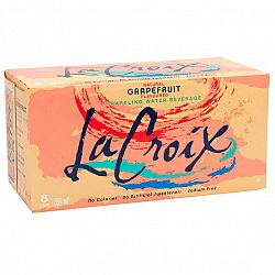 Lacroix Sparkling Water - Grapefruit - 8 x 355ml