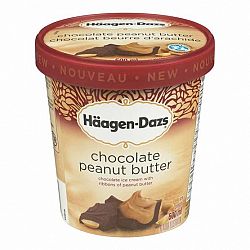 Haagen Dazs Chocolate Peanut Peanut Butter Ice Cream - 500ml