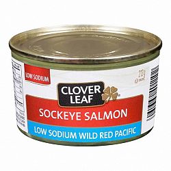 Clover Leaf Low Sodium Wild Red Pacific Sockeye Salmon - 213g
