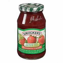 Smucker's No Sugar Added Jam - Strawberry - 310ml