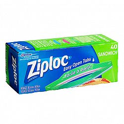Ziploc Easy Open Sandwich Bags - 40's