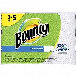 Bounty Paper Towels - Select-A-Size - 3's/117 Sheets