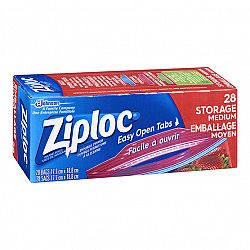 Ziploc Storage Bags - Regular - 28's