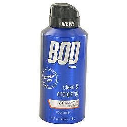 Bod Man Really Ripped Abs Fragrance Body Spray By Parfums De Coeur - 4 oz Fragrance Body Spray