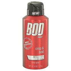Bod Man Most Wanted Fragrance Body Spray By Parfums De Coeur - 4 oz Fragrance Body Spray