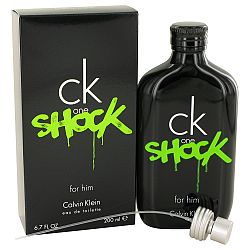 Ck One Shock Cologne 200 ml by Calvin Klein for Men, Eau De Toilette Spray