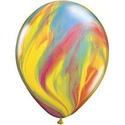 Qualatex 11 Inch Traditional Supergate Latex Balloon (Pack Of 25) (One Size) (Multicolored)