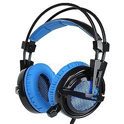 PC PS4 Gaming Headset , Sades AW10 USB Gaming Headphone Over-ear Headphone With LED Light