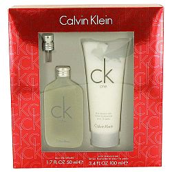 Ck One by Calvin Klein for Men, Gift Set - 1.7 oz Eau De Toilette Spray + 3.4 oz Skin Moisturizer