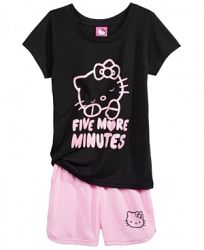 Hello Kitty 2-Pc. Pajama Set, Little & Big Girls