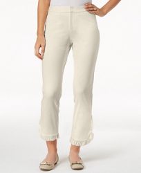 Charter Club Newport Ruffled Cropped Pants, Created for Macy's