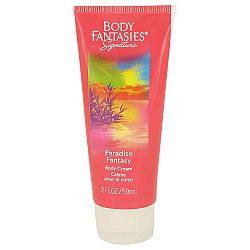 Body Fantasies Signature Paradise Fantasy Body Cream 60 ml by Parfums De Coeur for Women, Body Cream