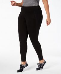 Ideology Plus Size Slimming Leggings, Created for Macy's