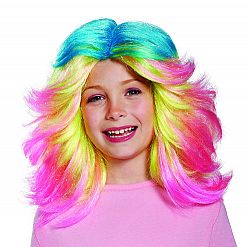 Kids Lady Glitter Sparkles Troll Wig