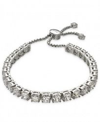 Danori Silver-Tone Crystal Slider Bracelet, Created for Macy's