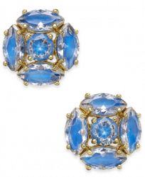 kate spade new york Gold-Tone Crystal Cluster Stud Earrings
