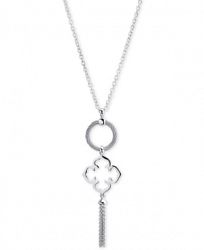 Le Fleur Necklace with Stainless Steel Cable & Sterling Silver Chain