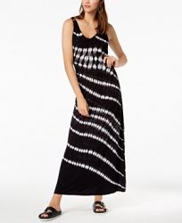 I. n. c. Tie-Dyed Studded Maxi Dress, Created for Macy's