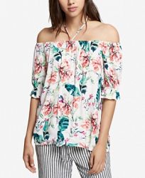 Sanctuary Printed Off-The-Shoulder Top