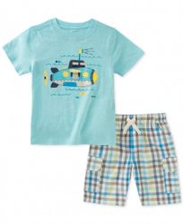 Kids Headquarters Little Boys 2-Pc. Graphic-Print T-Shirt & Shorts Set