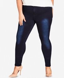 City Chic Trendy Plus Size Ultra-Skinny Jeans
