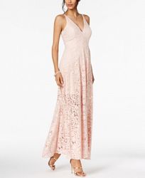Xscape Illusion Lace A-Line Gown