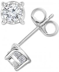 Trumiracle Diamond Stud Earrings (1/2 ct. t. w. ) in 14k Gold, Rose Gold or White Gold